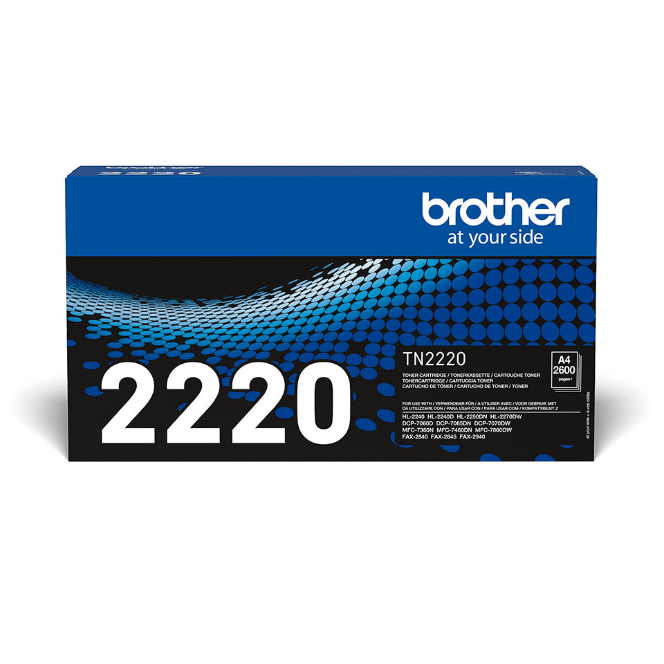 Toner Noir Brother TN-2220 - 2600 pages
