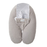 Coussin De Grossesse et Allaitement Multifonctions Multirelax Éponge TINEO - Déhoussable - Fabriqué en France - 78x44cm Gris