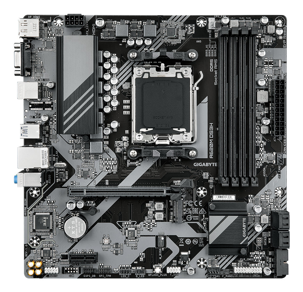 Carte Mère Gigabyte A620M DS3H (AM5) Micro ATX