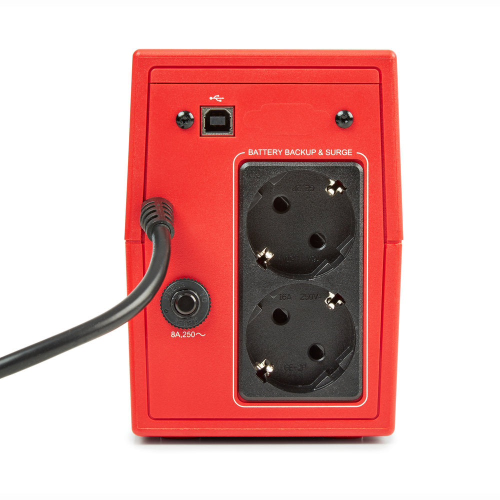 SALICRU Onduleur SPS 850 SOHO + Line-interactive 850VA 2USB 2prises Shuko/FR Pro
