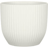 Pot de fleurs rond - DEROMA - 231 - 7 L - Ø 24 cm - Blanc
