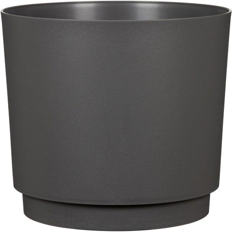 Cache-pot rond - GARDEN ID - Plano - Ř 25 - 7 L - H 22 cm - Anthracite