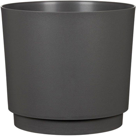 Pot de fleurs rond - DEROMA - 236 - 13 L - Ř 29 cm - Noir