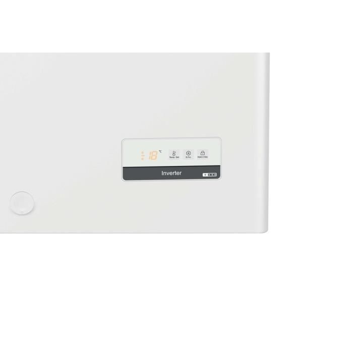 Congélateur Coffre Haier HCE508E - 502 L - 39 dB - Froid Statique - Classe E