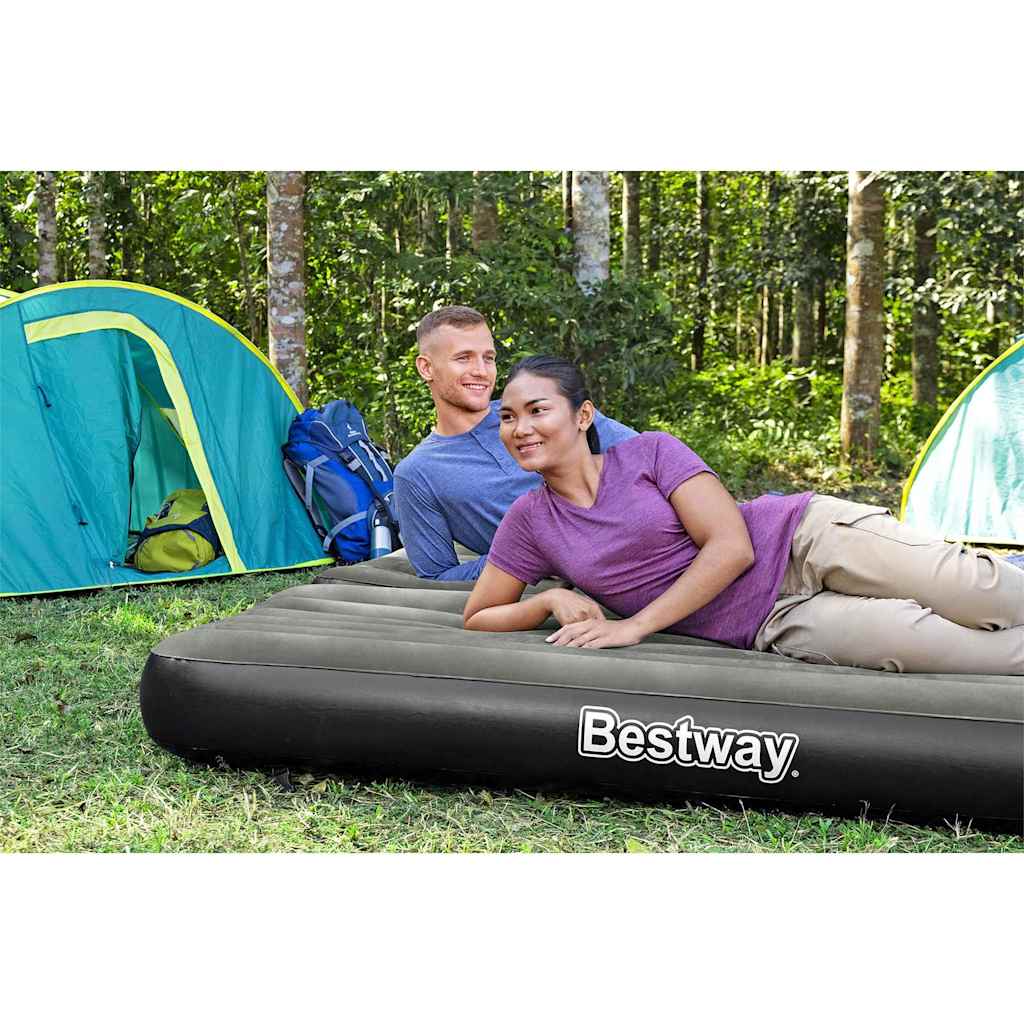 Bestway 3-in-1 Air Bed Black and Grey 188x99x25 cm