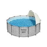 Bestway Auvent de piscine hors sol Blanc