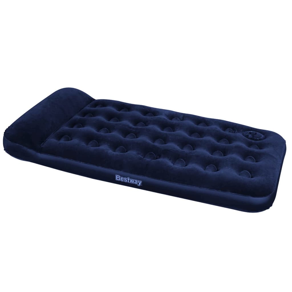 Bestway Flocked Air Bed with Integrated Foot Pump 188x99x28 cm