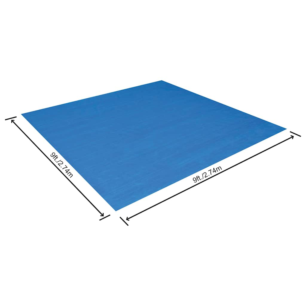 Bestway Tapis de sol pour piscine Flowclear 274x274 cm