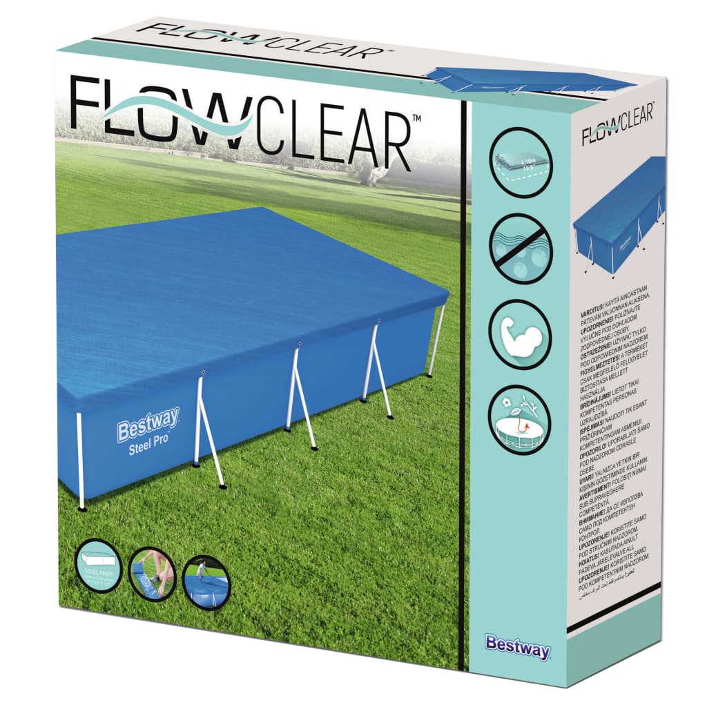 Bestway Flowclear Schwimmbadabdeckung 400x211 cm