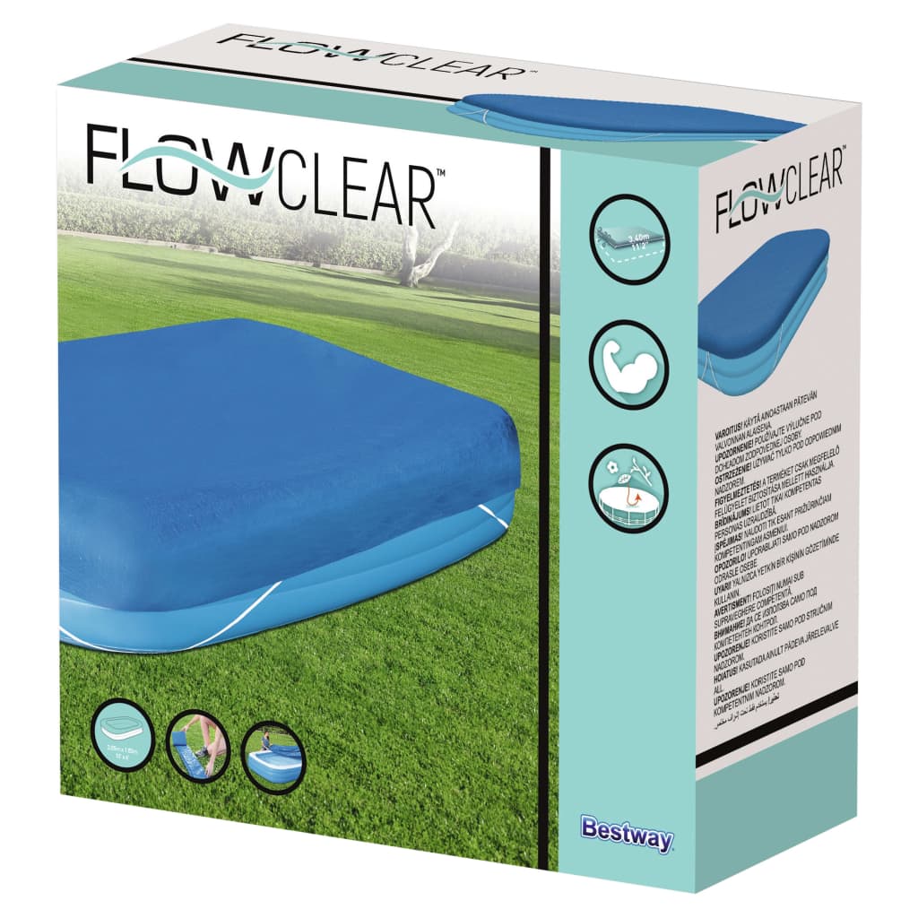 Bestway Couverture de piscine Flowclear 305x183x56 cm