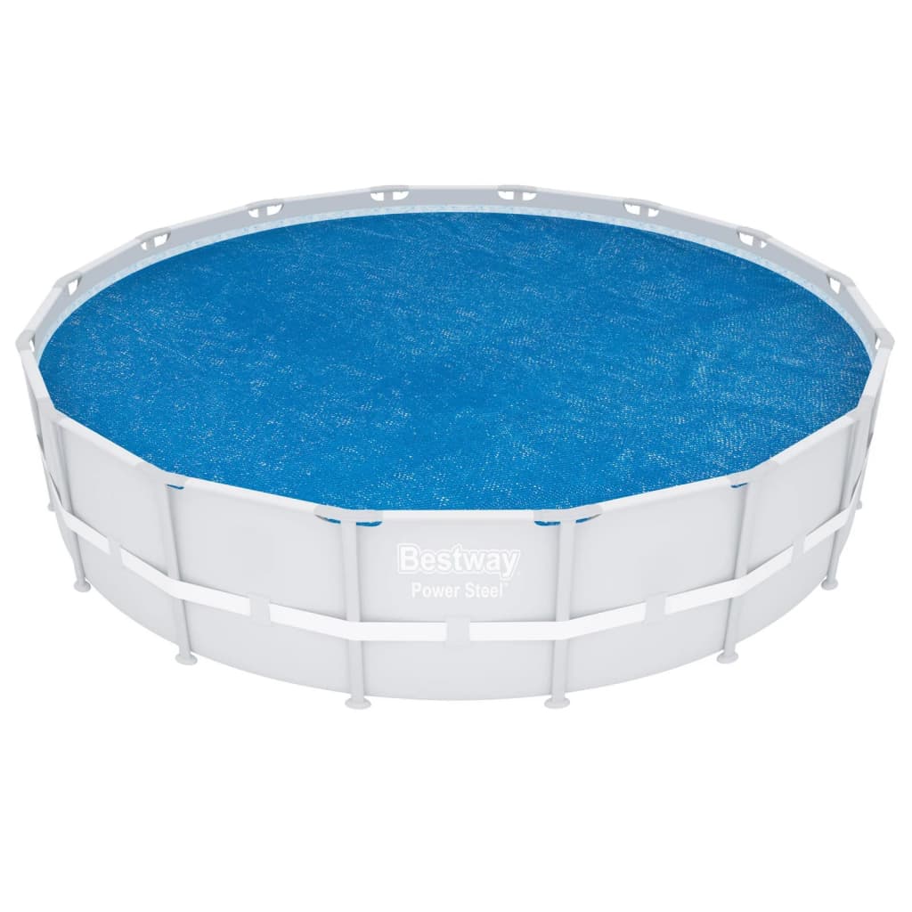 Runde Solar-Poolabdeckung von Bestway, 462 cm, Blau