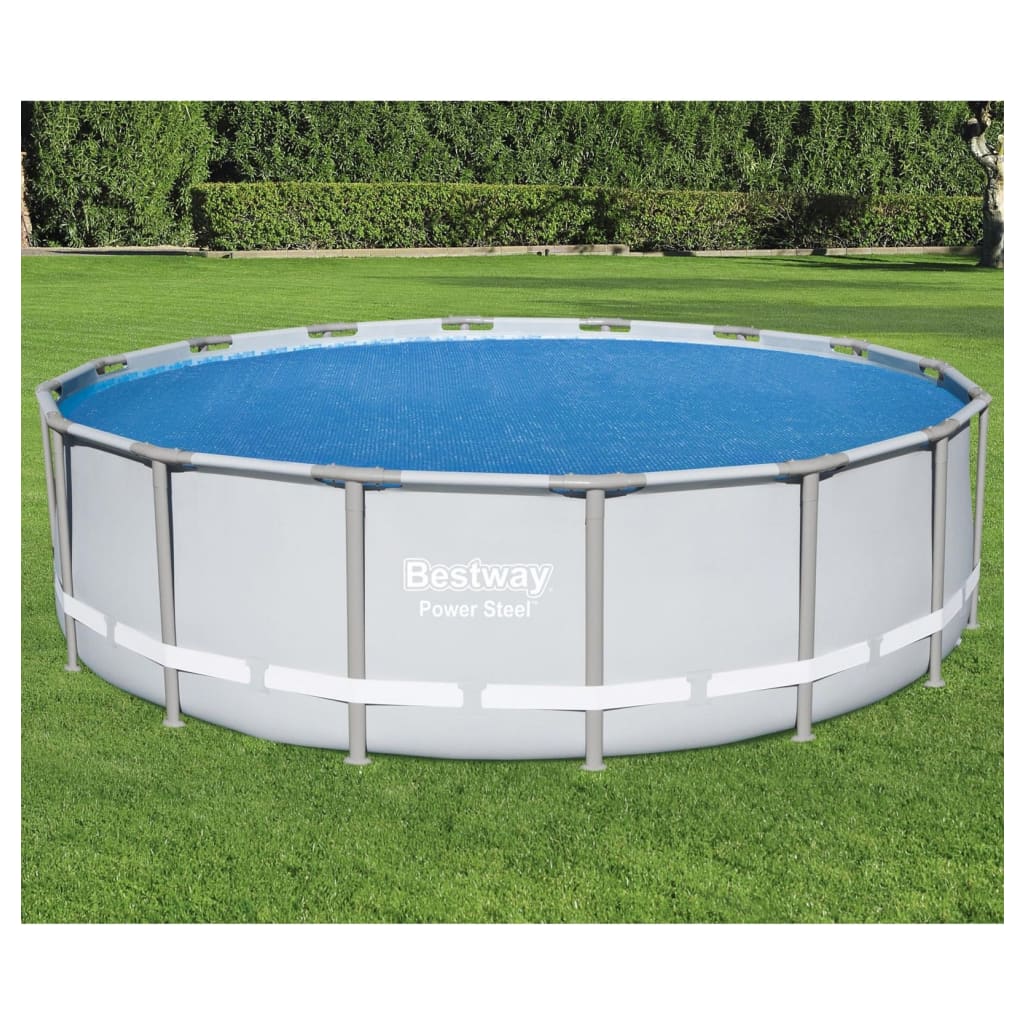 Runde Solar-Poolabdeckung von Bestway, 462 cm, Blau