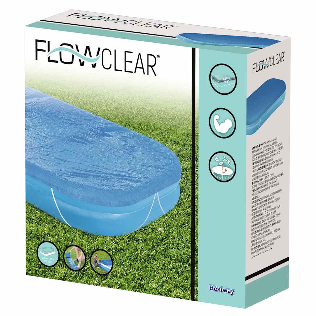 Bestway Couverture de piscine Flowclear 262x175x51 cm