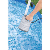 Bestway Pompe de vidange de piscine Blanc