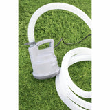 Bestway Pompe de vidange de piscine Blanc