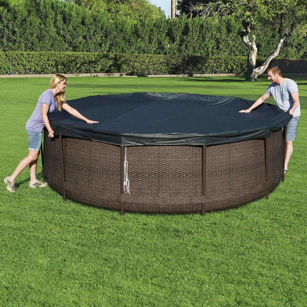 Bestway Couverture de piscine Flowclear 366 cm