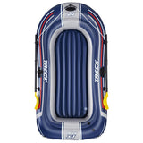 Bestway Hydro-Force Schlauchboot mit Pumpe und Rudern, Blau