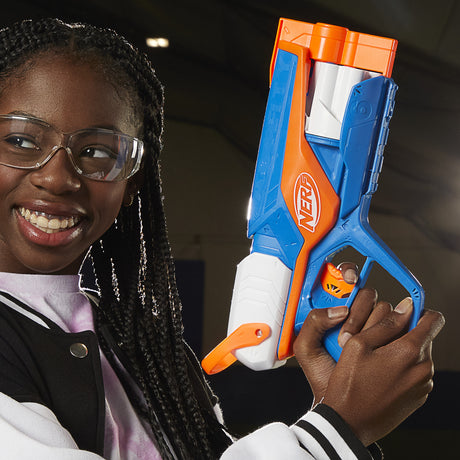 NERF blaster Agility N Series, 12 fléchettes Nerf N1 uniquement pour les blasters Nerf N Series, barillet 6 fléchettes, jeux d'extér