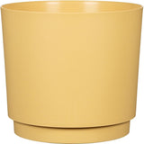 Cache-pot rond - GARDEN ID - Plano - Ø 25 - 7 L - H 22 cm - Jaune