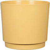 Pot de fleurs rond - DEROMA - 236 - 13 L - Ø 29 cm - Jaune