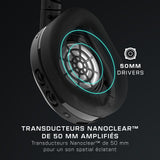 Casque de gaming multi-plateforme sans fil - TURTLE BEACH - Stealth™ 600 XB (Gen 3) - Noir