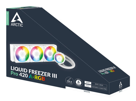 Kit Watercooling AIO Arctic Liquid Freezer III Pro RGB - 420mm (Blanc)
