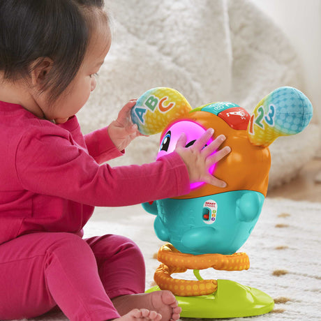 Fisher-Price-Mon Petit DJ, jouet d'éveil musical, version française HJP88