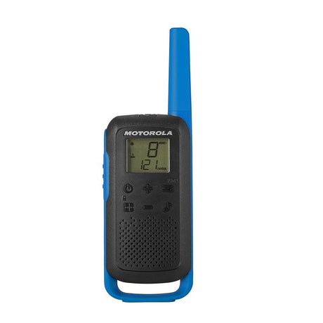 Lot de 2 Talkie Walkie Motorola T62 (Noir/Bleu)