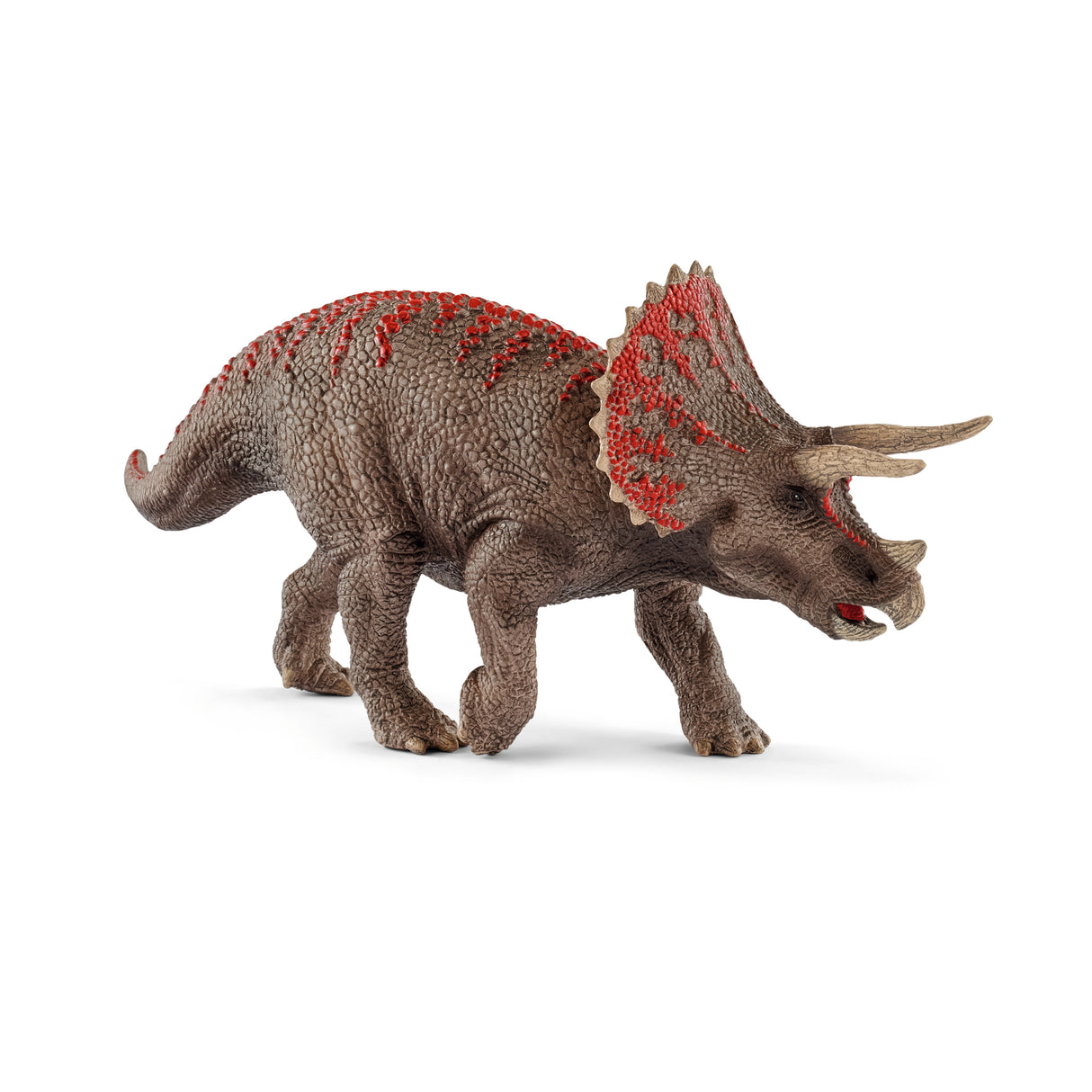 Figurine Tricératops réaliste - Figurine dinosaure authentique de l'ere Jurassique, Schleich 15000 Dinosaurs, Des 4 ans