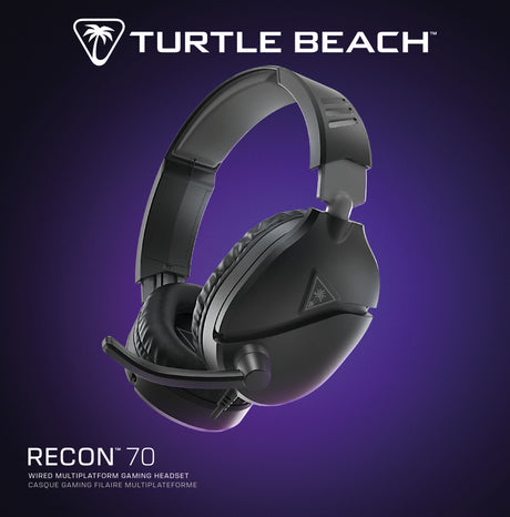 Casque de gaming multi-plateforme - TURTLE BEACH - Recon 70 PC - Noir