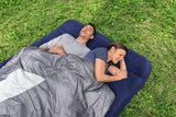 Matelas gonflable camping - BESTWAY - 67225 - 2 places - 1,91m x 1,37m x 22cm - Avec pompe a pied intégrée