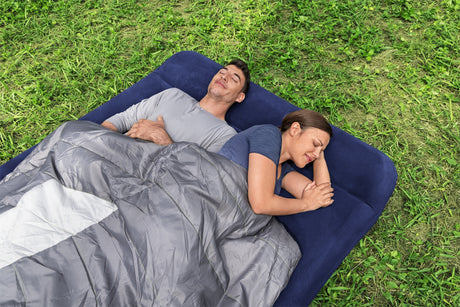 Matelas gonflable camping - BESTWAY - 67225 - 2 places - 1,91m x 1,37m x 22cm - Avec pompe a pied intégrée