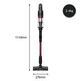 Hoover HF1 Plus Flex - Aspirateur Balai sans Fil avec Tube Flexible HF1P10HX - Léger & Puissant - Turbo Mode - Brosse Anti-Twist LED