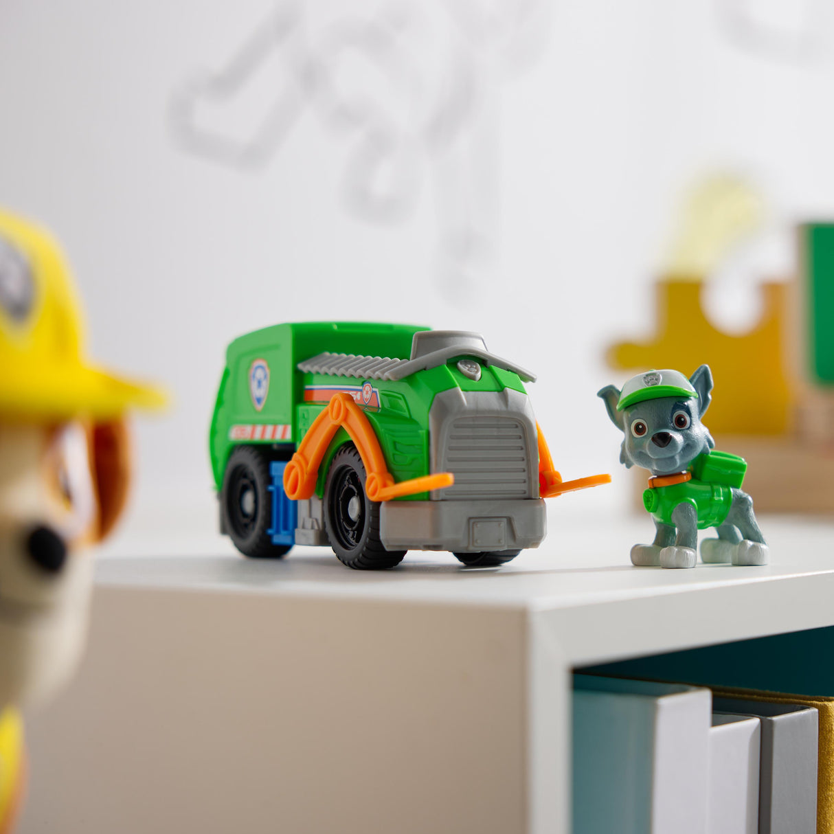 SPIN MASTER VEHICULE + FIGURINE ROCKY La Pat' Patrouille