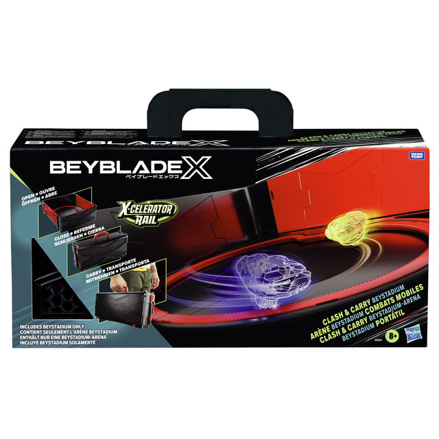 Beyblade X Arene de combat mobile, Beystadium pour toupies de compétition Beyblade (toupie et lanceur requis, vendus séparément), ca