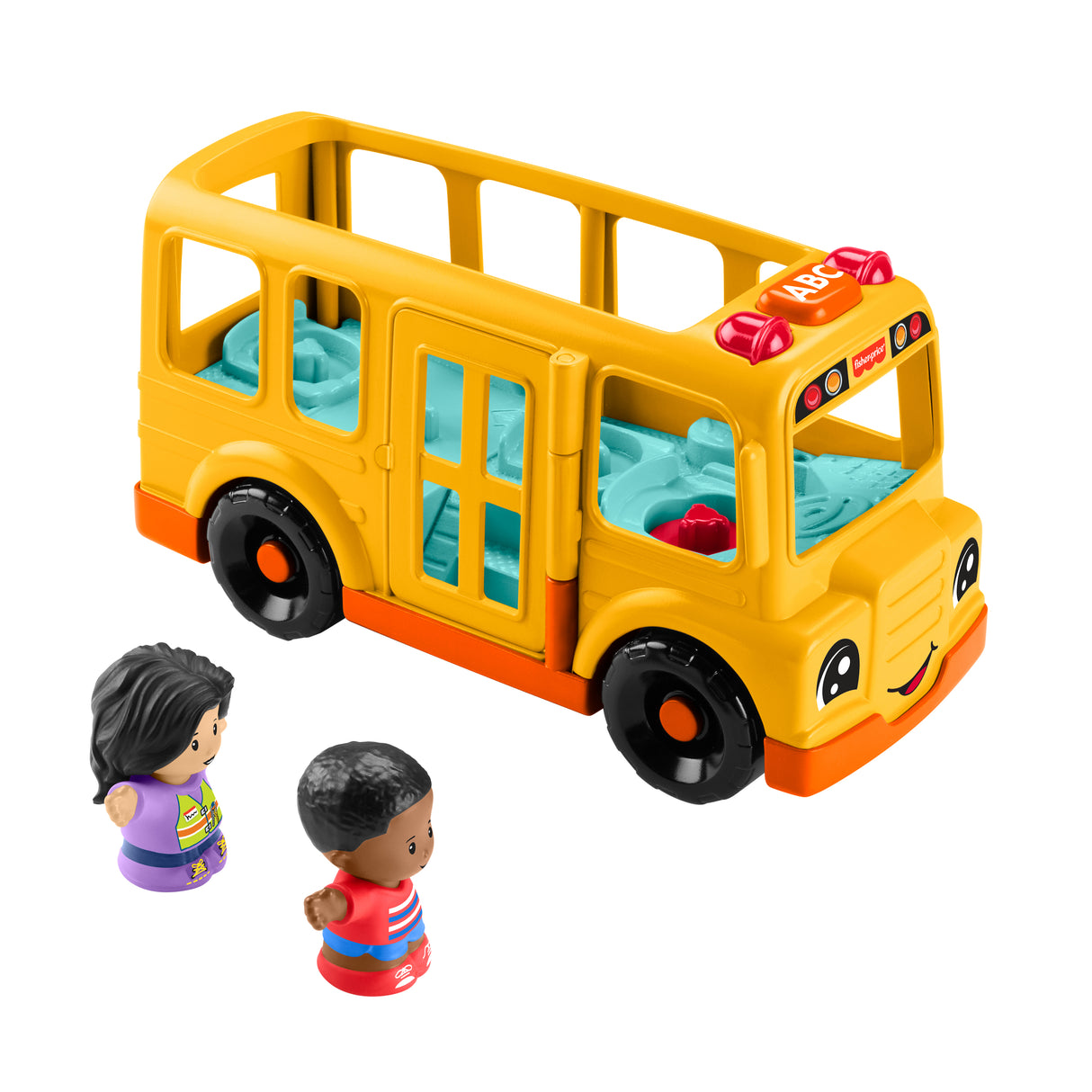 Fisher-Price Little People-Le Bus Scolaire-Véhicule musical a pousser HYT03
