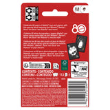 UNO - Jeu de cartes Rouge Rubis - 80eme anniversaire de Mattel - Pour toute la famille - UNO - JGK30