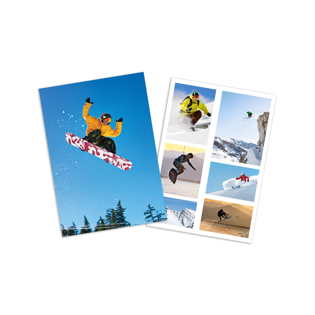 Papier Photo Brillant HP - 20 feuilles A3 - Compatible avec HP Photosmart - Jet d'encre
