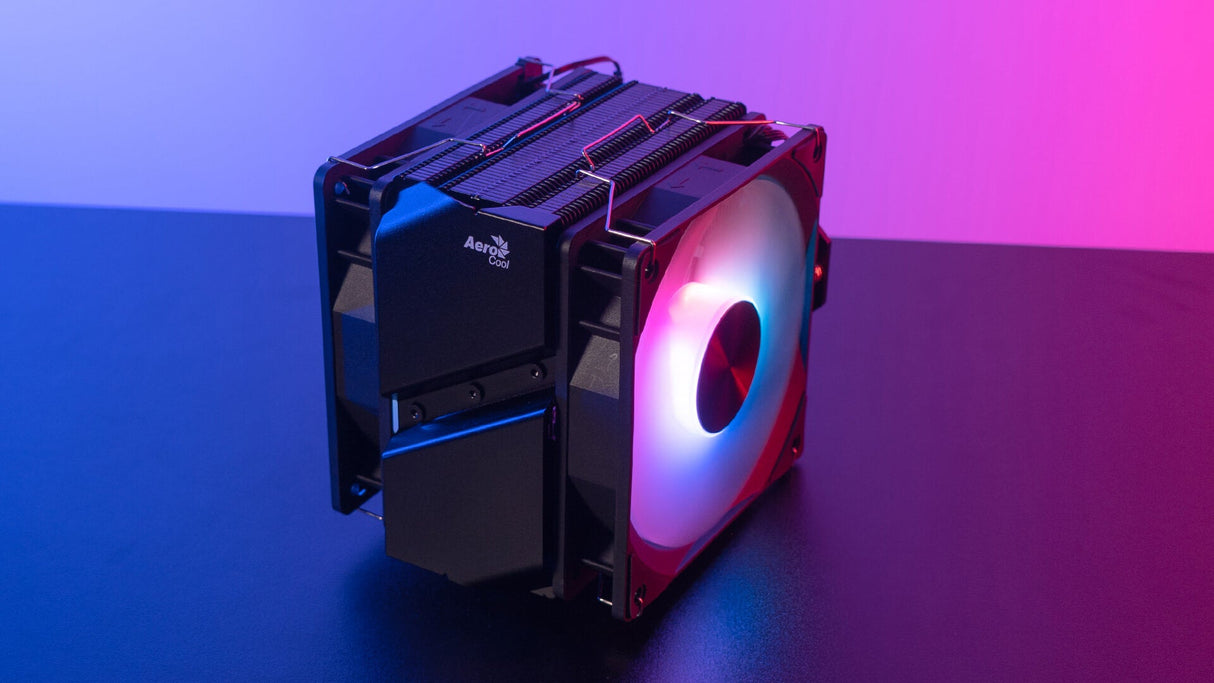 Ventilateur processeur Aerocool Rime 4 Dual RGB (Noir)