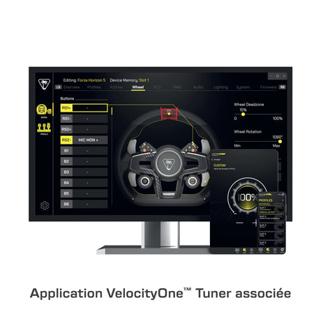 Systeme universel de volant et pédales - TURTLE BEACH - TBS-0726-05 - VelocityOne™ Race - XB et PC - Noir