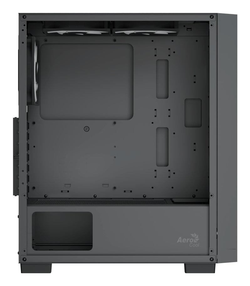 Boitier PC sans alimentation - AEROCOOL B509A Flow - ACCM-BD02063.11 - Moyen tour - Format ATX - Noir