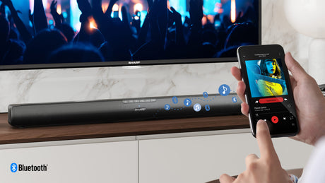 Barre de son SHARP HT-SB100 -Bluetooth 5.1 - 75W - HDMI - Noir