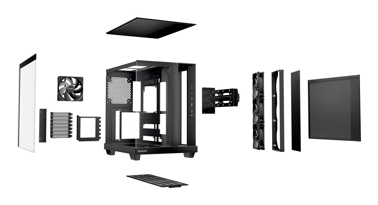 Boitier Moyen Tour ATX be quiet! Light Base 500 avec panneaux vitrés (Noir)