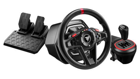 Volant gaming - THRUSTMASTER - T128 X SHIFTER PACK - Pour Xbox Series XS Xbox One et PC - Noir et Rouge