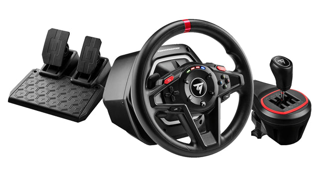 Volant gaming - THRUSTMASTER - T128 X SHIFTER PACK - Pour Xbox Series XS Xbox One et PC - Noir et Rouge