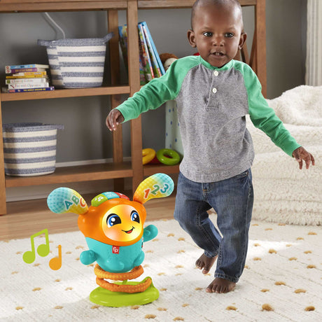 Fisher-Price-Mon Petit DJ, jouet d'éveil musical, version française HJP88