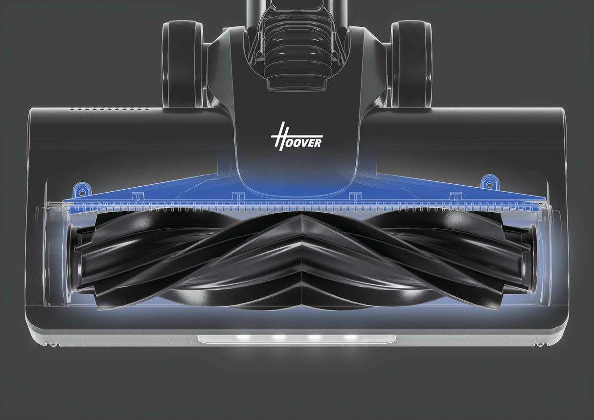 Hoover HF1 Plus Flex - Aspirateur Balai sans Fil avec Tube Flexible HF1P10HX - Léger & Puissant - Turbo Mode - Brosse Anti-Twist LED