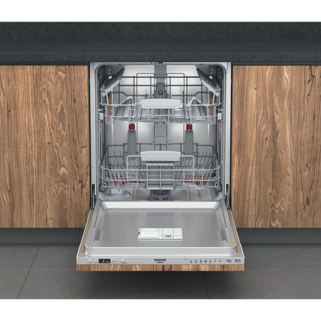 Lave-vaisselle tout encastrable HOTPOINT HI5030W - 14 couverts - Induction - 43dB