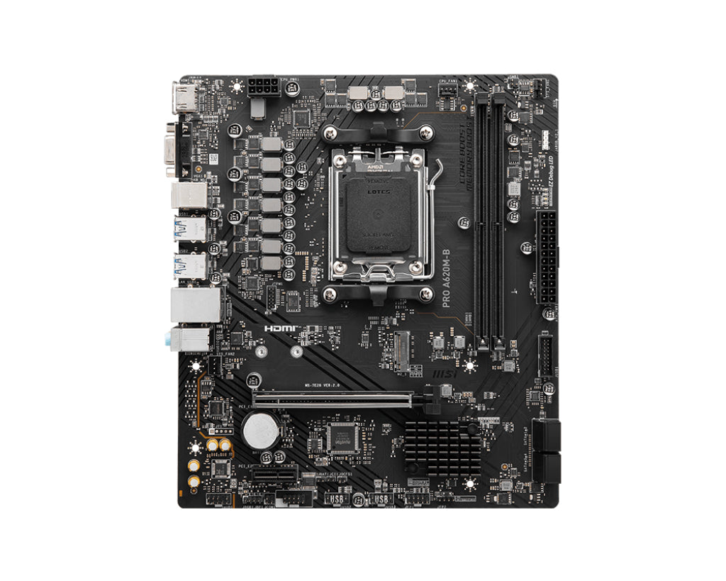 Carte mere - MSI - PRO A620M-B Emplacement AM5 micro ATX