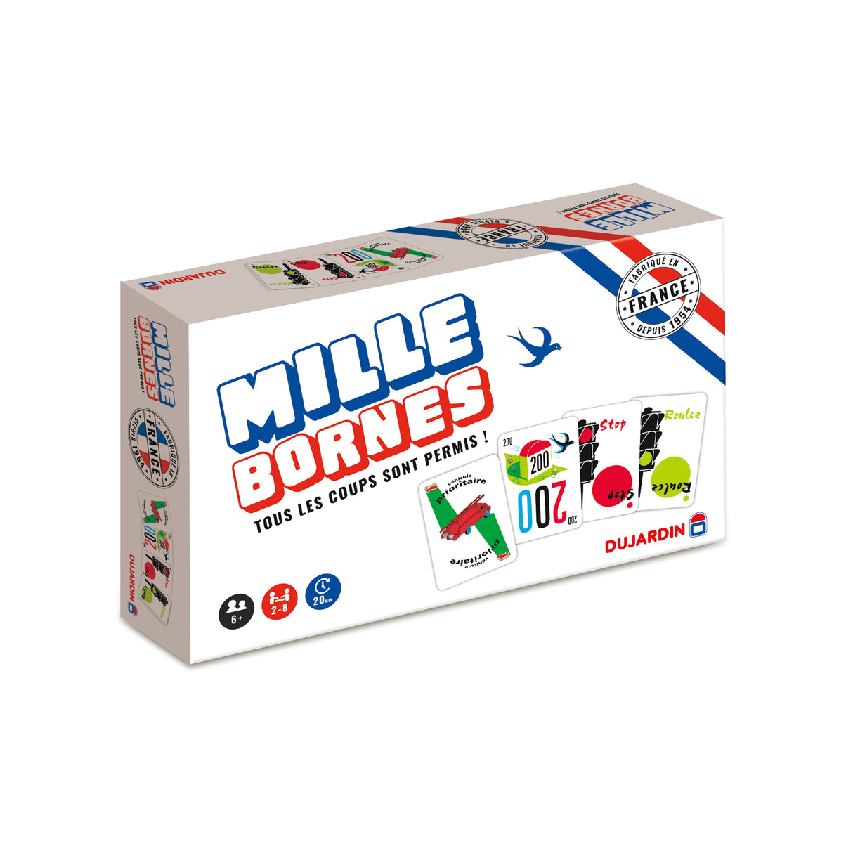 Mille bornes Classique - Jeu de société - DUJARDIN - Des 6 ans